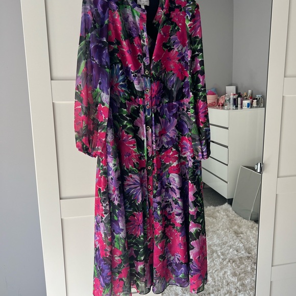 MILLY size 4 floral dress - Picture 2 of 2
